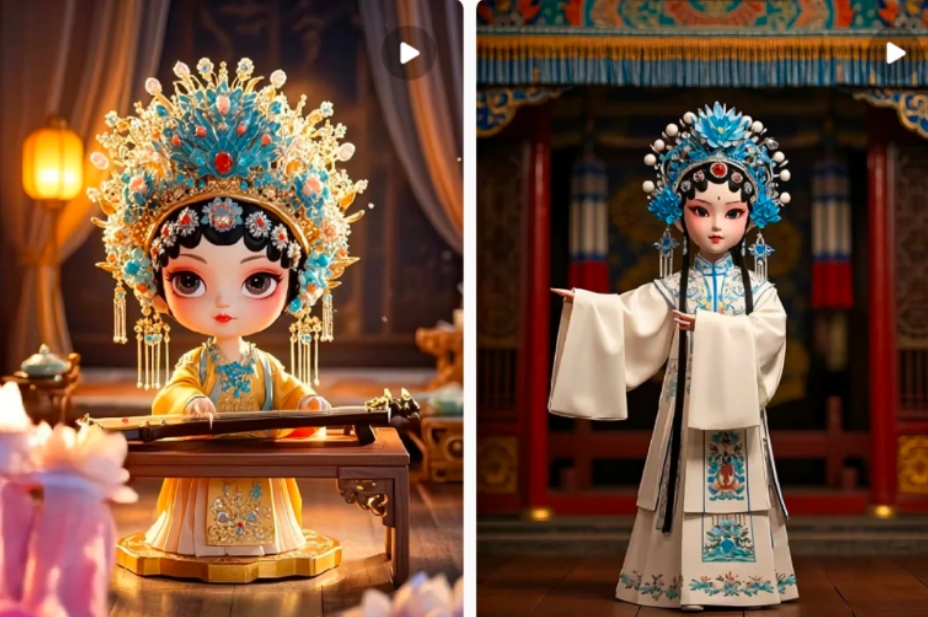 利用AI制做Q版古风娃娃视频,只需三步新手也能做出流量好到爆(附教程+提示…-rose网创