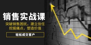销售实战课,突破销售困扰,建立信任,挖掘痛点,塑造价值,轻松成交客户-rose网创