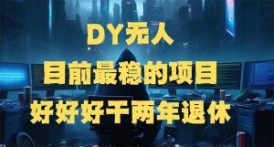 DY无人,目前最稳的项目,矩阵放大边旅游边赚钱,好好好干两年退休-rose网创