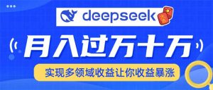 用DeepSeek席卷各大平台,快速上手实现多领域,让你收入猛增-rose网创
