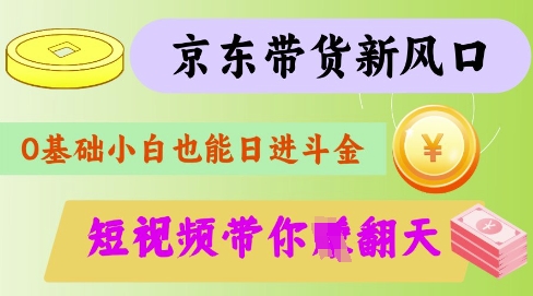 最新京东短视频带货代运营秘籍，轻松躺挣【揭秘】-rose网创