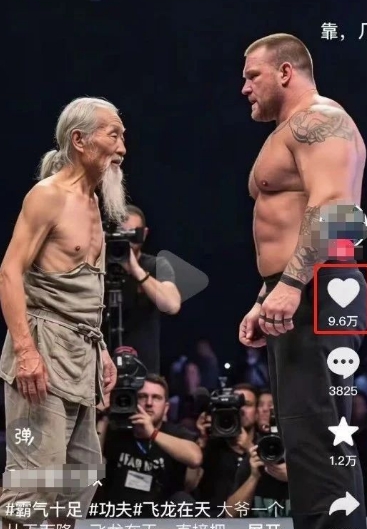 10W+点赞500W播放,用AI制作中国老头和外国拳王格斗视频,条条原创,快速涨粉变现-rose网创
