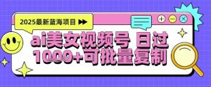 视频号AI美女跳舞暴力起号玩法，日入1k+，全程软件操作，小白也能玩的项目-rose网创