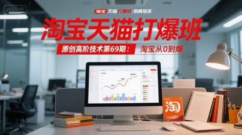 淘宝天猫打爆班原创高阶技术第69期：淘宝从0到爆-rose网创