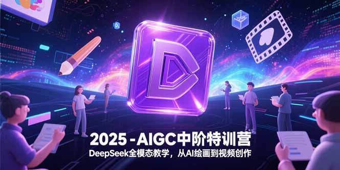 2025-AIGC中阶特训营,DeepSeek全模态教学,从AI绘画到视频创作-rose网创