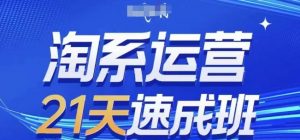 淘系运营21天速成班(更新25年6月),0基础轻松搞定淘系运营,不做假把式-rose网创