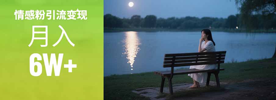 情感粉引流变现实操课：单月变现6w+，情感粉引流变现实操课-rose网创