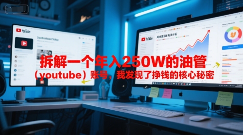 付费文章：拆解一个年入250W的油管(youtube)账号，我发现了挣钱的核心秘密-rose网创