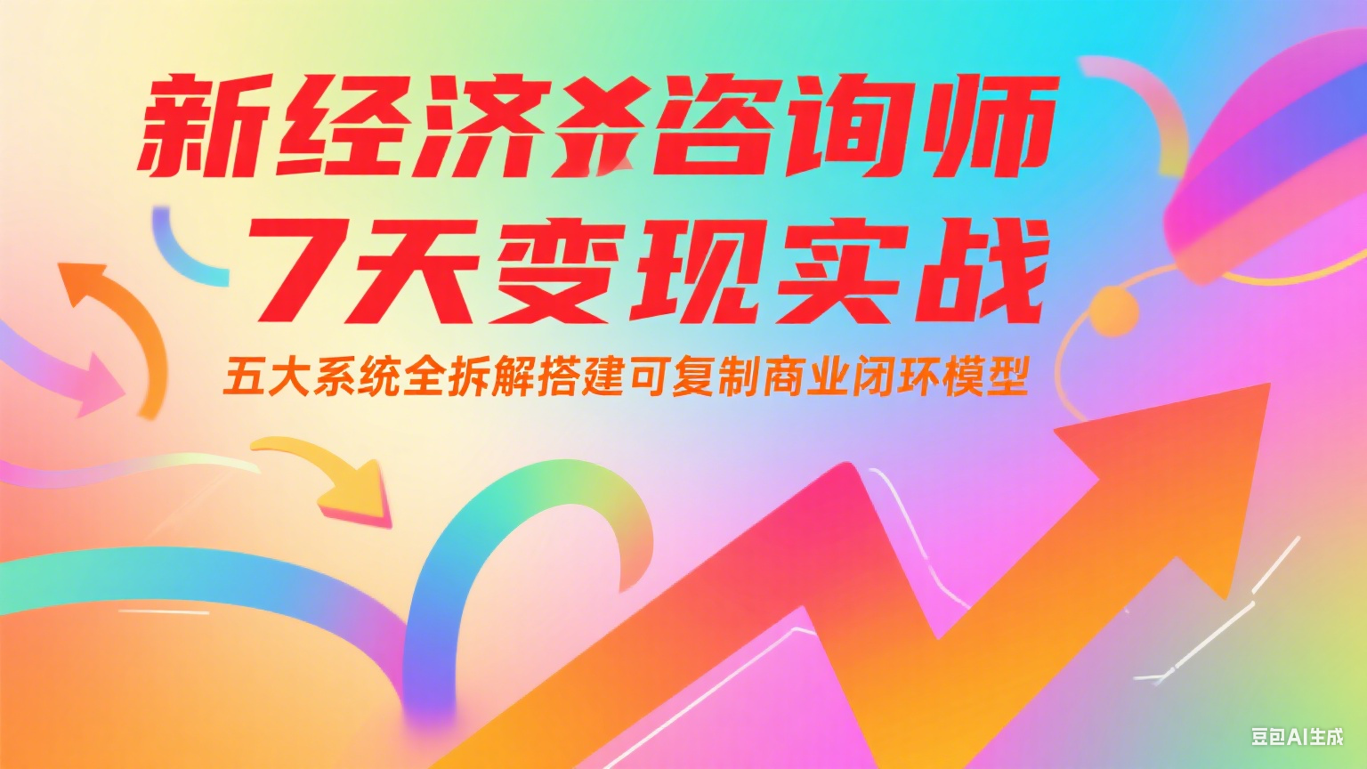 新经济咨询师 7 天变现实战:五大系统全拆解搭建可复制商业闭环模型-rose网创