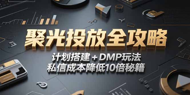 2025小红书聚光投放全攻略,计划搭建+DMP玩法,私信成本降低10倍秘籍-rose网创