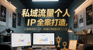 私域流量个人IP全案打造，打造特色专业个人IP，未来最值钱的是你的个人IP-rose网创