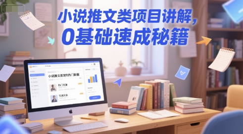 小说推文类项目讲解,0 基础速成秘籍-rose网创