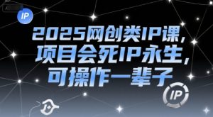 2025网创类IP课,项目会死IP永生,可操作一辈子-rose网创