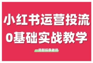 小红书运营投流,小红书广告投放从0到1的实战课,学完即可开始投放(更新)-rose网创