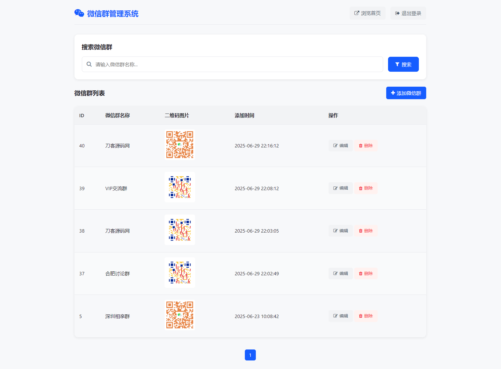 微信群导航系统源码2.0更新版 全开源 带后台 精准获客神器-rose网创