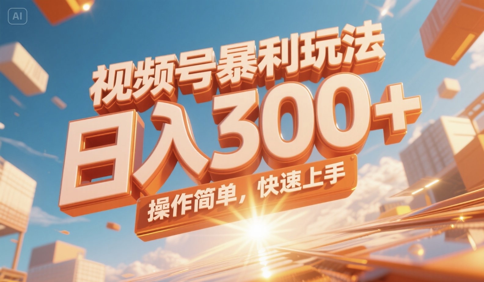 视频号暴利玩法,日入300+,操作简单,快速上手。-rose网创