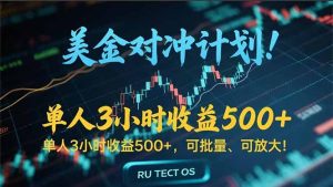 长久稳定的撸美金项目,平均3小时收入 500+,可公司实地考察实地操作!-rose网创