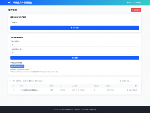 最新临时文件快传系统源码 轻量化 带后台 首发-rose网创
