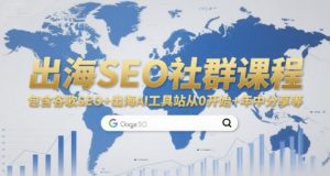 出海SEO社群课程,包含谷歌SEO+出海AI工具站从0开始+年中分享等-rose网创