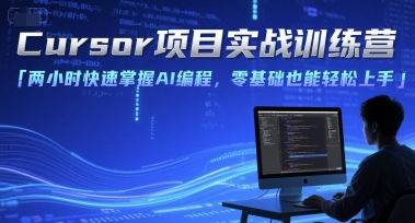 Cursor项目实战训练营,两小时快速掌握AI编程,零基础也能轻松上手-rose网创