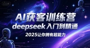 AI获客训练营，deepseek入门到精通，2025让你拥有超能力-rose网创