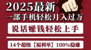起航哥10个项目8个100%挣钱项目,2025最新一部手机轻松月入过W,简单轻松,无脑操作-rose网创
