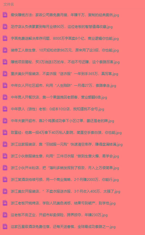 图片[1]-(9607期)真实有效391套商业模式，年入几十到几百万案例解析(电子书+视频+图文)-rose网创