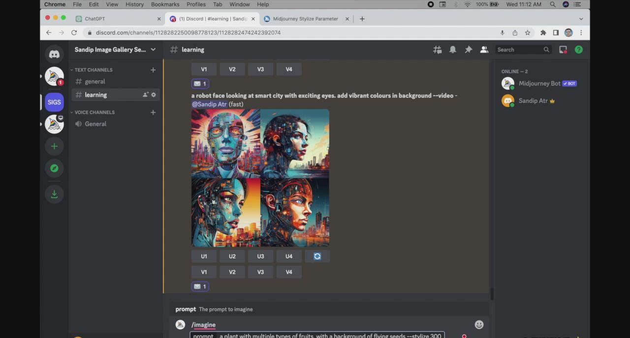 图片[2]-ChatGPT4 和 MidJourney AI 绘画聊天革命性指南教程-33节视频课-中英字幕-rose网创