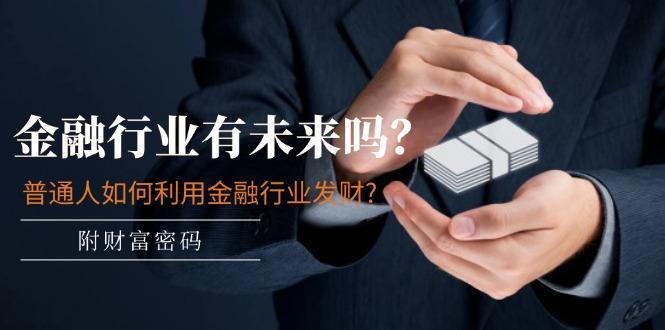 某付费文章:金融行业有未来吗?普通人如何利用金融行业发财?(附财富密码-rose网创