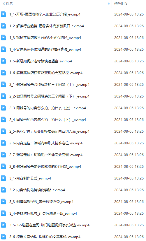图片[1]-实体店老板获客特训营：认知、定位、文案、矩阵、直播、AI等(72节-rose网创