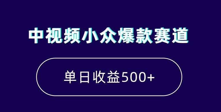中视频小众爆款赛道，7天涨粉5万+，小白也能无脑操作，轻松月入上万【揭秘】-rose网创