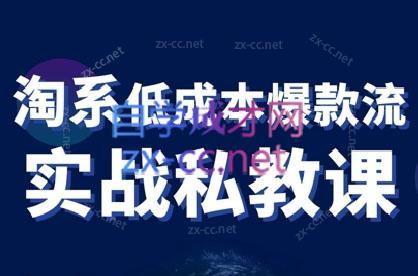 卡卡老师·淘宝低成本爆款流实战私教课-rose网创