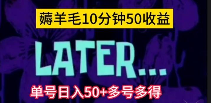 美团薅羊毛玩法，单号日入50+多号多得【仅揭秘】-rose网创