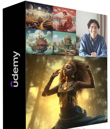 MidjourneyAI绘画艺术生成的大师级写作提示指南教程-8节视频课-中英字幕-rose网创