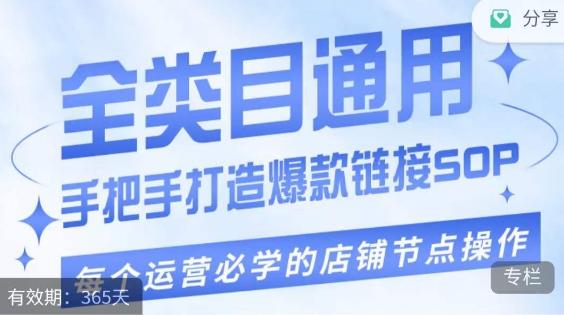 单品爆款打造实操运营,单品爆款从“0”-“1”手把手演练运营步骤-rose网创