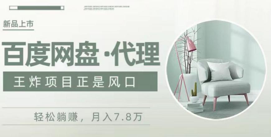 度盘代理，月入7w保姆级全方位教程-rose网创