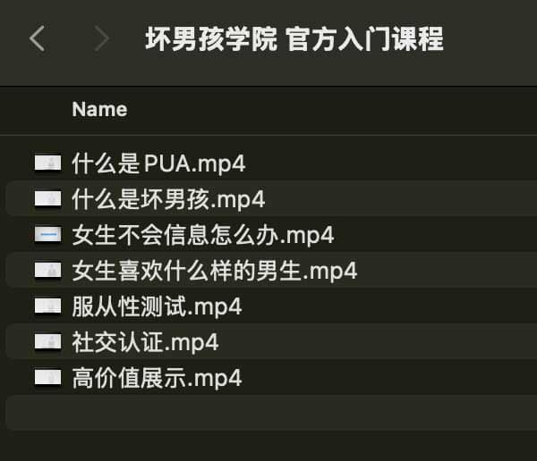 坏男孩学院 官方入门课程-rose网创