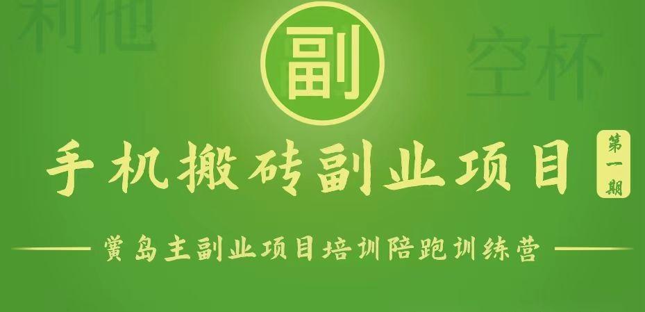 手机搬砖小副业项目训练营1.0，能用手机做的简单小副业-rose网创