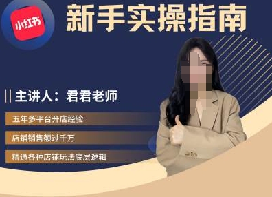 君君-小红书电商从入门到精通,新手实操指南-rose网创