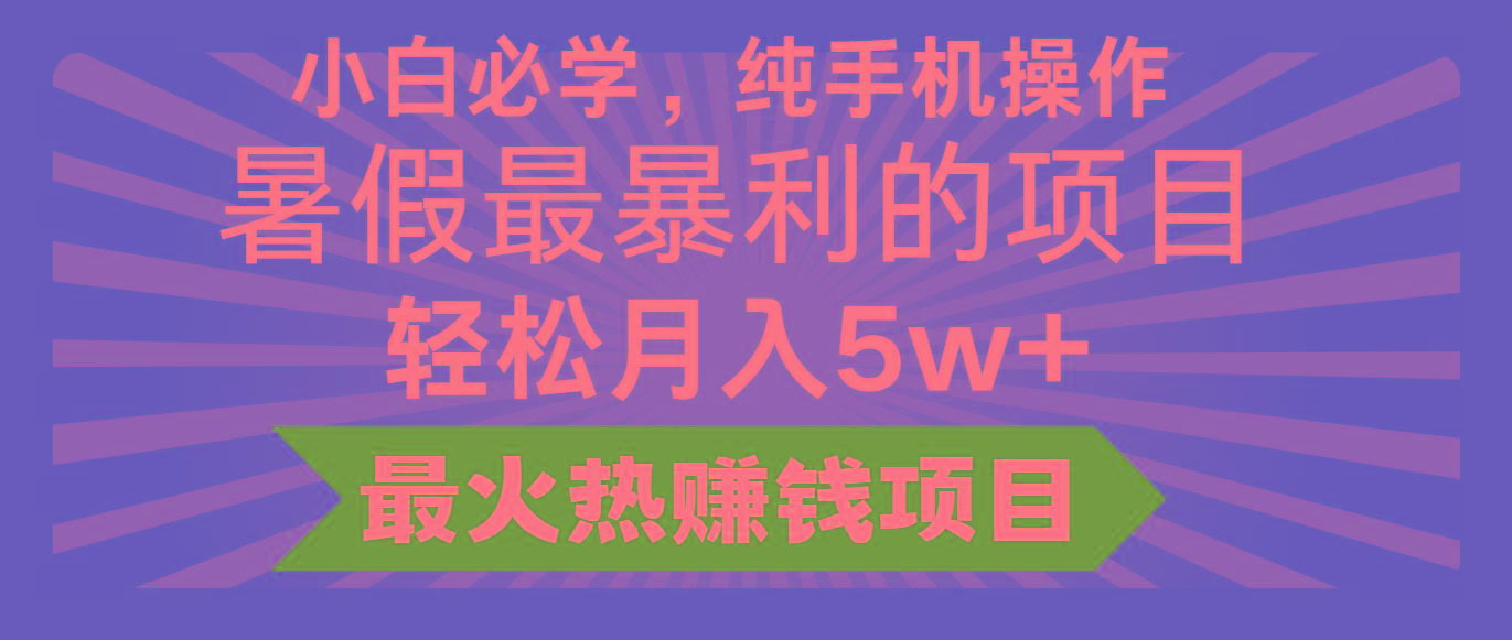 2024暑假最赚钱的项目，小红书咸鱼暴力引流简单无脑操作，每单利润最少500+-rose网创