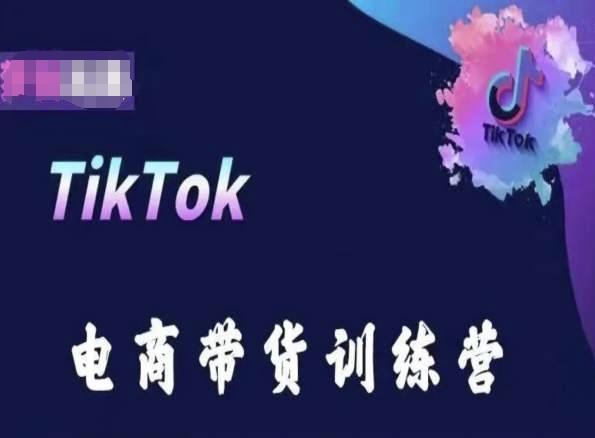 TikTok电商带货训练营，跟随时代潮流，跨境掘金-rose网创