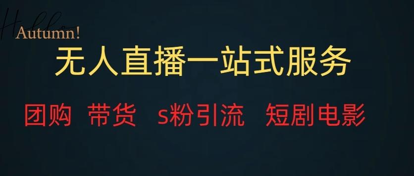无人直播一站式服务(教程以及变现方式)-rose网创