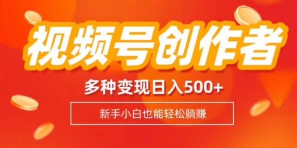 视频号创作者计划,多种变现方式,日入500+【内附1080g视频素材】-rose网创