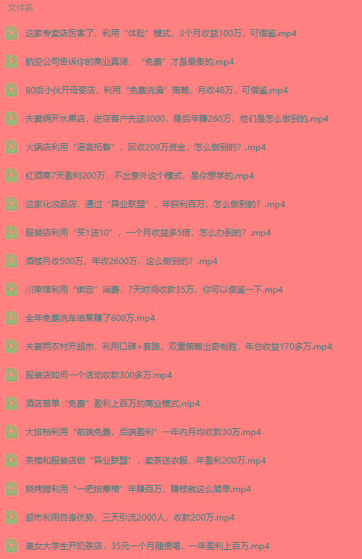 图片[5]-(9607期)真实有效391套商业模式，年入几十到几百万案例解析(电子书+视频+图文)-rose网创