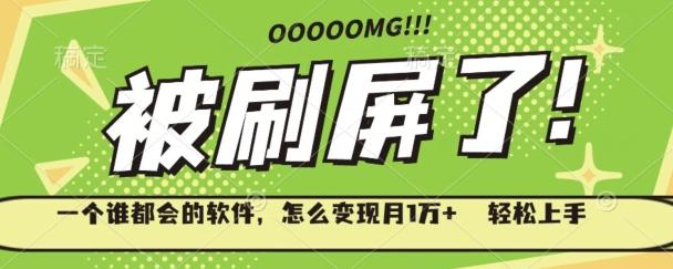 一个谁都会的软件，怎么变现月1万+轻松上手-rose网创