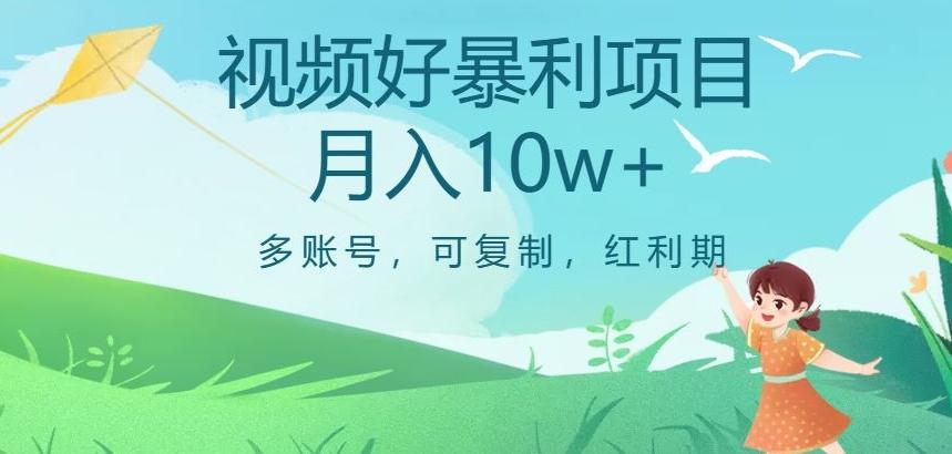 视频号暴利项目，多账号，可复制，红利期，月入10w+【揭秘】-rose网创