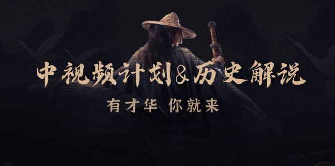 中视频计划历史解说,博主教你赚钱,涵盖素材、文案、音频、图像处理-rose网创