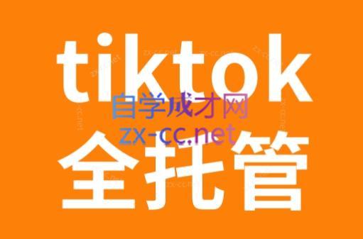 TikTok跨境电商全托管运营模式精品课-rose网创