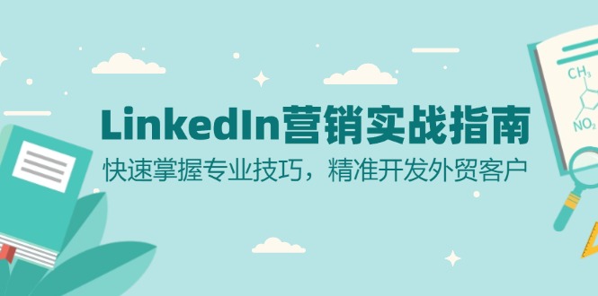 LinkedIn 营销实战指南：快速掌握专业技巧，精准开发外贸客户-rose网创