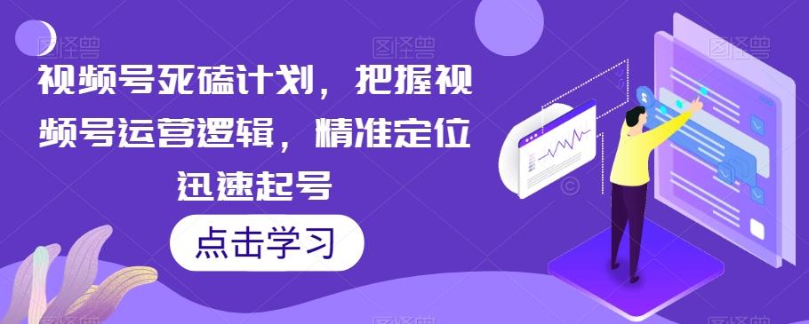 视频号死磕计划,把握视频号运营逻辑,精准定位迅速起号-rose网创